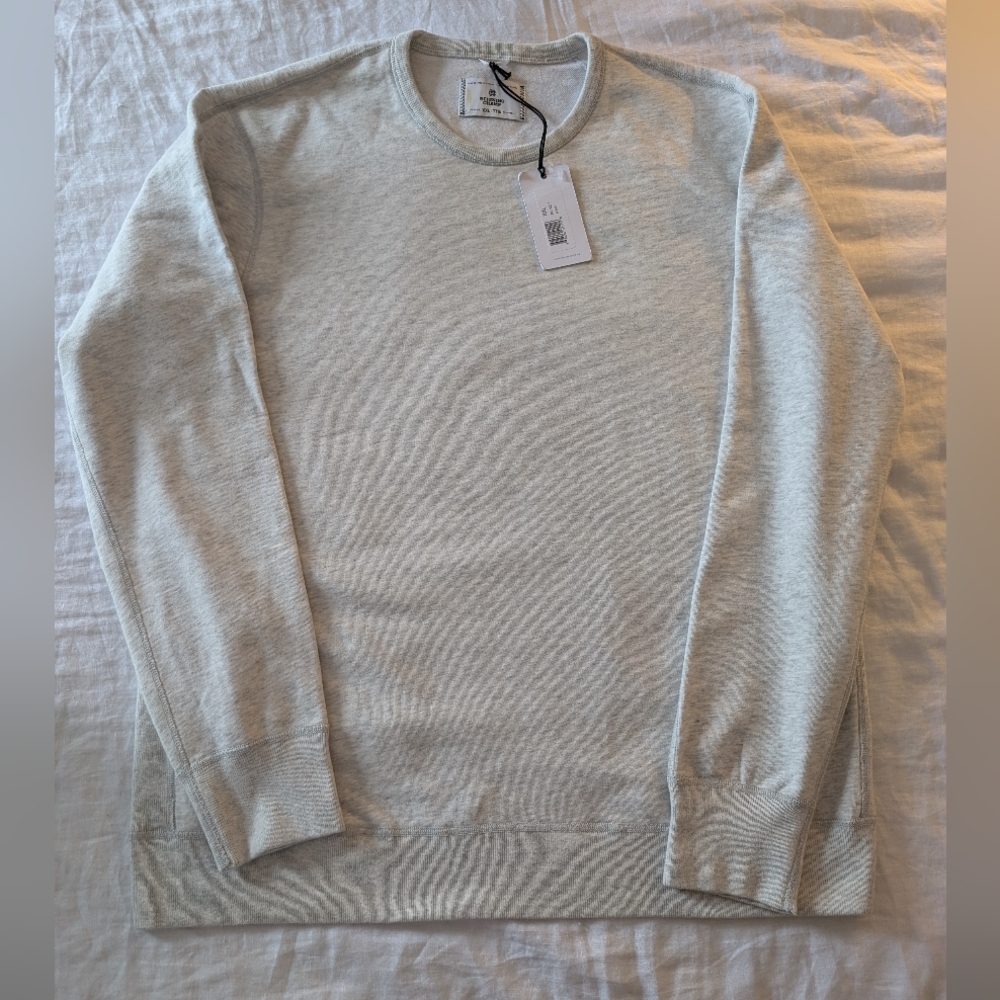 Reigning Champ Light Gray Terry Crewneck Sweatshirt